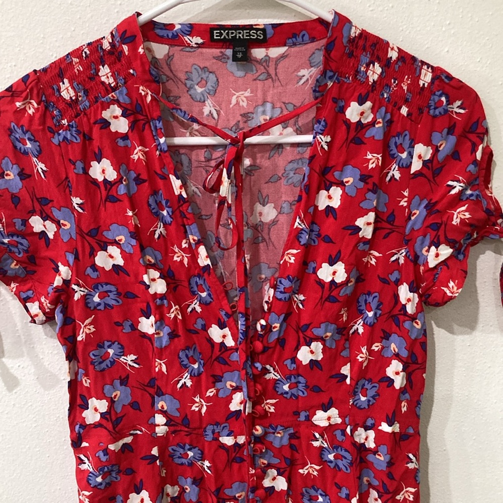 Stunning vibrant button front dress - Picture 8 of 12